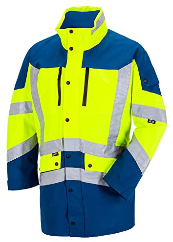 HAIX GORE-TEX HiVis Jacke CAVAZZO EBX Warngelb/royal