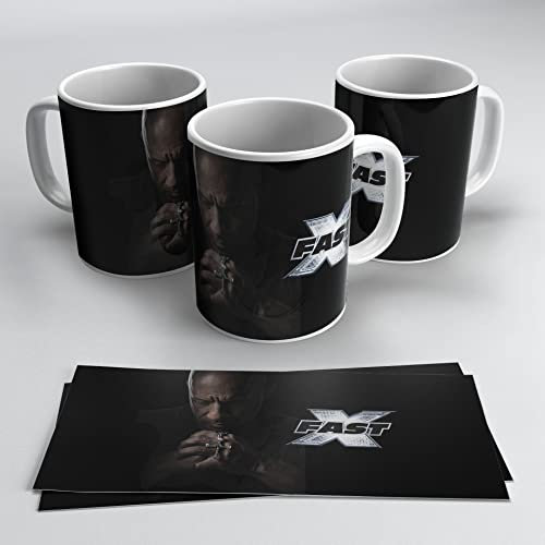 newseny Taza de Bin Diesel - Actor de Fast And Furious X - Regalo para fans del motor | Cerámica 350ml