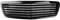 GRFIT KüHlergrill Glänzend Schwarzer ABS-Auto-Frontgrill-Grill Für Benz W211 E-KLASSE 2002–2006 Zierleiste Kompatibel