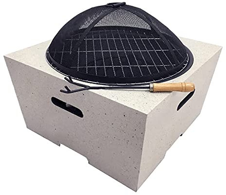 ZAANU Feuerstelle, Holzfeuerstelle, Lagerfeuer-Holzterrasse und Hinterhof-Feuerstelle, gebraucht