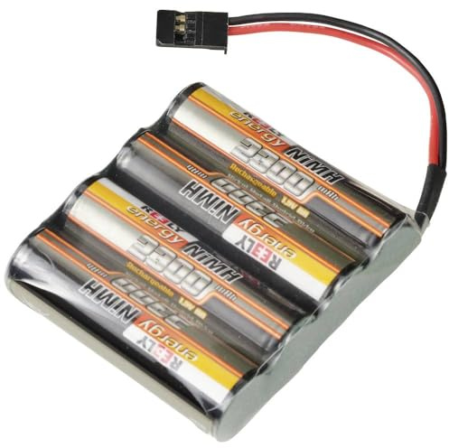 Reely Modélisme Batterie récepteur (NiMh) 4,8 V 2300 mAh Nombre de cellules : 4 Mignon (AA) Side by Side Futaba