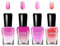 Colorful Nail Polish - Quick Drying Long-Lasting Nail Varnish - Color Changing Temperature Control Nail Polish Home Nail Art Design - Without Use UV Lamp (4PCS Pink Type)