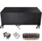 Leju Art Housse Salon de Jardin Extérieur 135x90x75cm Imperméable - Bâche de Protection Pour Table et Meubles de Patio Noir