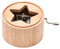 Spieluhr aus Bambus mit der Titelmelodie zu Drei Haselnüsse für Aschenbrödel - music box von Kurbelwerk green-line, Christmas-Edition, gerahmt - MIT GRAVUR