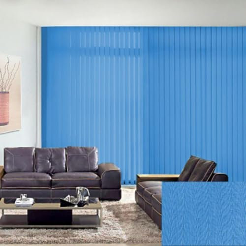 FENGSHOUU Lamellenvorhang nach Maß,Vertikal Lamellen Jalousien,98mm Komplettset Vertikaljalousie,lichtdurchlässig und Verdunkelnd Jalousie,für Wohnzimmer Büro,Breite×Höhe (100cm x 120cm)