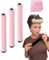 YOSHUYUKI Heatless Hair Curler to Sleep in No Heat Satin Heatless Curls Overnight Rods Curling Set Jumbo Large Foam Sponge Hair Rollers Curlers for Long Short Hair Volume Women Styling Tools Pink