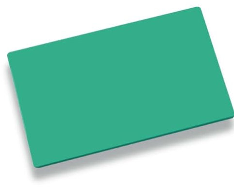 LOUIS TELLIER – Tabla de Cortar HDPE 500 – Antibacterias - Profesional – 60 x 40 x 2 cm – Verde para Frutas y Verduras – Made in France