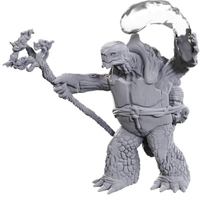 Wizkids - D&D Nolzurs Marvelous Miniatures: Tortle Druid & Wild Shape Giant Lizard - Wave 24