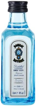 Ginebra Caja de 12 unidades Bombay Sapphire Botellín Miniatura 5 cl