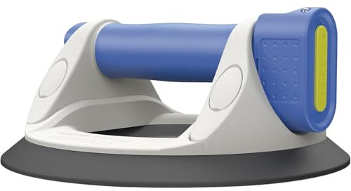 Bohle Akku Saugheber - Vakuumheber, ansaugen auf Knopfdruck mit LED-Anzeige, bis 120kg, Kunststoff