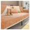 Couch Überzug Weiche Chenille für Sektionssofa: Sofa Schutzhülle für 1/2/3/4 Sitzer L Form Sofa Cover Universelle Rutschfeste Sofa Überzug Solide Strukturierte für Wohnzimmer(Orange,70*150cm)