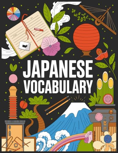 Vokabelheft Japanisch: Notizbuch zum Lernen und Eintragen japanischer Vokabeln mit Schreibzeilen und Übersetzungsfeldern