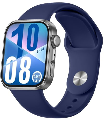 Charlam Band Compatible con Correa Huawei Watch Fit 3, Fit 4 Pro Mujer Hombre, Suave Silicona Deportiva Correas para Huawei Watch Fit 4, Azul Oscuro