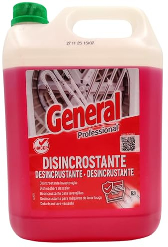 General Professional Disincrostante per Lavastoviglie e Lavatrici 5 Kg Uso Professionale