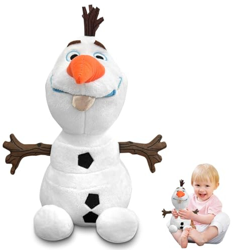 Invasye Olaf Plüschfigur 30 cm, Frozen Schneemann Kuscheltier | Weiches Olaf Plüsch Spielzeug, Snowman Plush Stofftier für Babys und Kleinkinder, Geburtstag Geschenk für Mädchen und Jungen