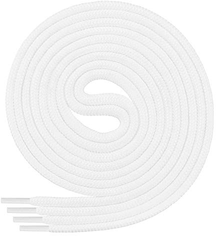 Di Ficchiano Schnürsenkel rund Polyester Ø 4,5 mm reißfest 70-220 cm | Schuhbänder, Arbeitsschuhe, Berufsschuhe, abriebfest, wetterbeständig, für Sneaker, Stiefel, Wanderschuhe, Boots, farbecht