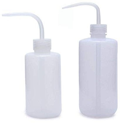 Romote, confezione da 2 flaconi morbidi di irrigazione per piante, fiori e piante grasse, in plastica, con punta piegata, 250 ml e 500 ml
