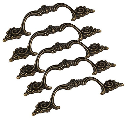 Aexit Haushaltsschrank Brust Tür Metallziehgriff Bronze Ton 98mm Länge 5 stücke (8f1e1f3feff44e64ce2350efba037f1c)