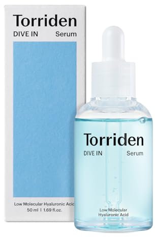 Torriden DIVE IN Hyaluronsäure Serum 50ml (1,69 fl.oz.) | Tiefenwirksame Hydratisierung für strahlende Haut | Mit Hyaluronsäure, Panthenol und Allantoin | Koreanisches Gesichtsserum.