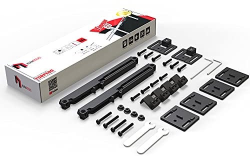 DIY Barn Door Soft Close Mechanism Spring Buffer Damper Hole-Free Sliding Barn Door Hardware Adjustable Door Stoppers (Torpedo40)