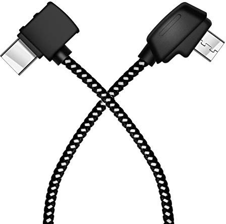 LYONGTECH Micro AB auf USB C 20.7 CM Kabel für Mavic Mini, Mini SE,Mavic 2 Pro/Zoom,Mavic Air,Mavic Pro Fernbedienung, OTG Tablet Handy Controller Drohne Zubehör (USB-C Anschluss)