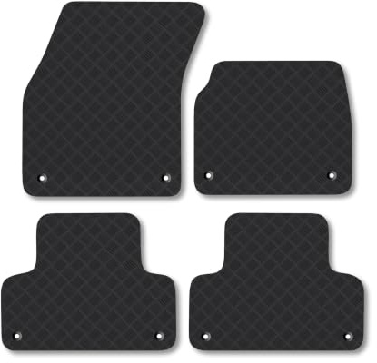 Land Rover Range Rover Evoque (2011-2013) 3mm Rubber Car Mats | Tailored Fit Durable Floor Mats Full Coverage Protection Waterproof Accessories Easy Clean Anti Slip Made in the UK