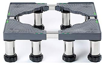 Adjustable Base for Dryer 4/8/12 Feet Washing Machine Base Stand 14-17cm Refrigerator Holder Bracket Laundry Washer Bracket Anti-Vibration for Fridge Cookers Dishwasher Spirit Levels