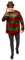 Amscan - Erwachsenenkostüm Freddy Krüger, Oberteil, Maske, Handschuh, Serienmörder, Killer, Halloween