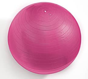 Koromonto Gymnastikball 65 cm Fitnessball Sitzball Sportball Yoga Pilates Ball 120kg Pink