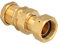 JS Wasserzähler-Verschraubung mit Schiebestück - 1 Zoll ÜWM x 1 Zoll AG, Messing blank - JS22052500202