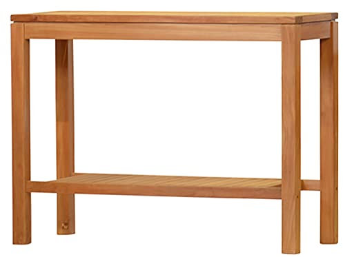 Kai Wiechmann Teak Konsolentisch Konsole Teakholz 120 x 45 cm Premium für Garten Terrasse Balkon