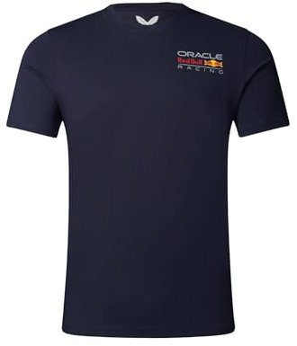 Red Bull Racing Offizielles Formel 1 F1 Team Logo Formel T-Shirt - Blau - XL