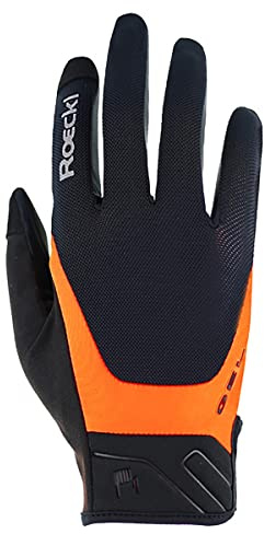 Roeckl Mori 2 Fahrrad Handschuhe lang schwarz/orange 2026: Größe: 7.5
