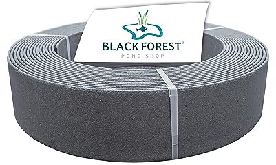 Premium Rasenkante in Grau - Robuste Beetumrandung & Mähkante, 7mm Stärke, 19cm x 20m - Langlebige Beeteinfassung & Profilkante