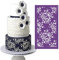 Torten Schablonen Hochzeit, Blumen Torten Schablonen Buttercreme Kuchen Schablonen Rosen Schmetterling DIY Buttercreme Schablone Spitze Fondant Kuchen Dekoration Backschablonen für Kuchen, Mousse