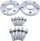 SHLPDFM 2 Stück 20mm Spurverbreiterung Distanzscheiben Set Ø72,6 5x120mm mit 10 Stück Radschrauben M12x1,5 für E36 E46 E90 E92 E60 318i 323i 325i 328i 330i 335i 525i 545i