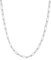 Philip Jones Silver Plated Small Link Paperclip Necklace