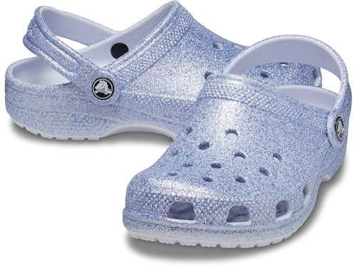 Crocs Crocband Mammoth, Women's Clogs, Frosted Glitter, 3 Little Kid