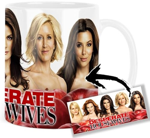 Desperate Housewives Teri Hatcher Felicity Huffman Marcia Cross Eva Longoria Nicollette Sheridan Tasse Keramikbecher Mug