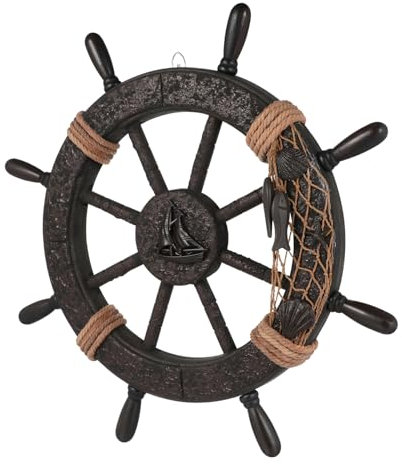 RORPOIR 1 Stück Wohndeko Ruder Deko Ruder Verzierung Türbehang Ornament Mittelmeer Ornament Wandbehang Anhänger Hängeverzierung Wandbehang Ornament Holzanhänger