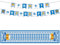2 Stk Oktoberfest Deko Set, Blau Weiß Oktoberfest Girlande Und 180x30cm Bayrische Deko Blau Weiß Tischdecke, Bayerische Deko, Oktoberfest Accessoires Für Oktoberfest Drinnen Und Draußen Party Zubehör