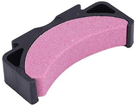 Chain Saw Sharpening Stone, Woodworking Grinding Hand Tool, Suitable for Mounting on Sharpener, with Clamp for Guide Rod, for Woodworking