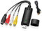 Carte de capture vidéo USB, convertisseur VHS vers numérique, convertit l'ancien VHS VCR Mini DV Hi8 DVD en numérique pour Mac/PC, convertisseur vidéo RCA vers USB, lecteur de cassettes TV, caméscope,