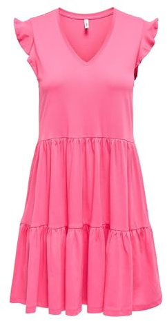 Onlmay Cap Sleev Fril Dress JRS Noos