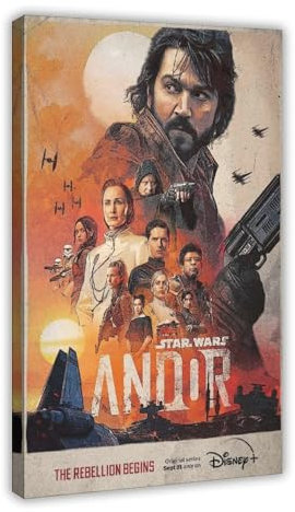 HACERR Andor Filmposter, klassisches Poster, Leinwandposter, Schlafzimmer, Dekoration, Landschaft, Büro, Raumdekoration, Geschenk, 40 x 60 cm