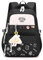 Waniki Schulrucksack Teenager Mädchen Schulranzen Jungen School Bag Groß Schultasche Lässige Schultaschen Wasserdichter Rucksack Damen Backpack Leichter Tagesrucksack mit Niedlicher Anhänger