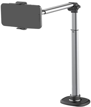 Overhead Phone Mount - Adjustable Tripod Arm, Camera Mount | Camera Tripod for Top Down , Overhead Recording, Home Studio Setup, Document Recording, Zoom Meetings, Social Media