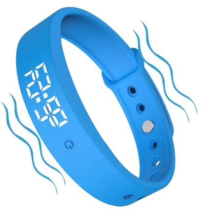 Vibrationsalarm-Armband – Armbanduhr mit täglichem Timer und 3 leisen