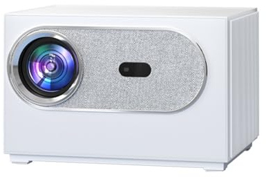 Ultra High Definition 4K Smart Home Theater Projector with Auto Focus and Keystone Correction for Bedroom and Office Use
