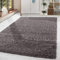 HomebyHome Shaggy Teppich 300x400 cm XXL für Wohnzimmer - Shaggy Teppich Hochflor Taupe Extra Weich und Flauschig - Langflor Groß Teppiche für Schlafzimmer, Esszimmer, Küche, Flur - Carpet, Halı